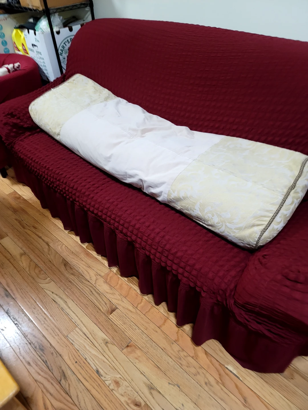 Long pillow. Almohada bien larga full size para adornar la cama - photo 2