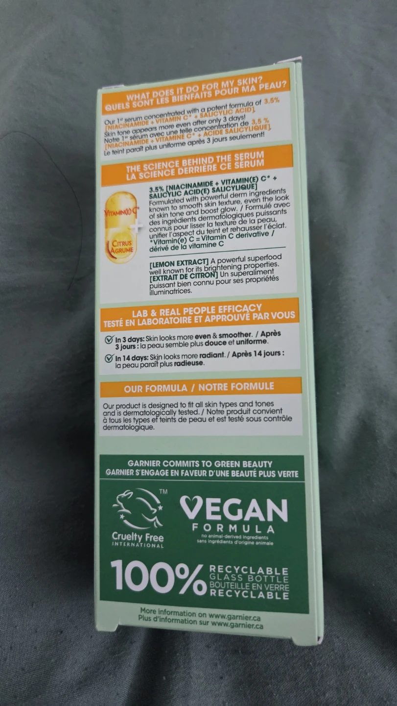 Garnier SkinActive Vitamin C+E Brightening Serum - photo 2