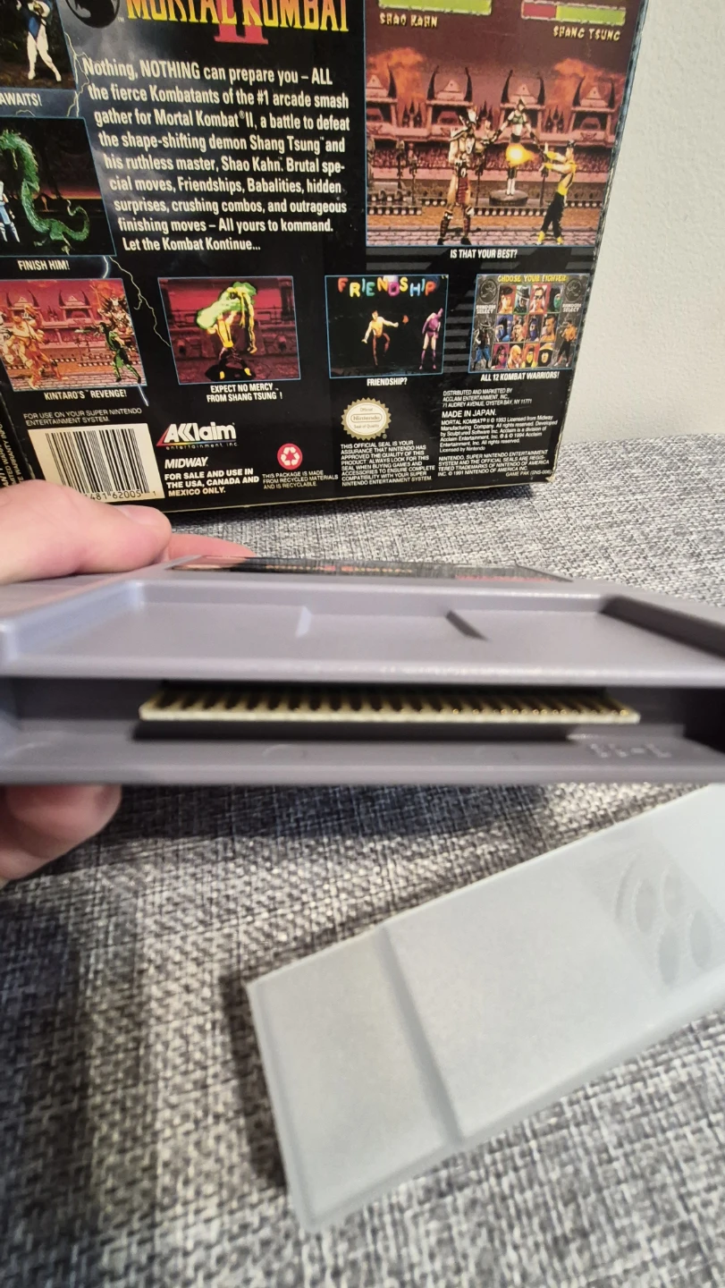 Mortal Kombat II Super Nintendo SNES Game - photo 4
