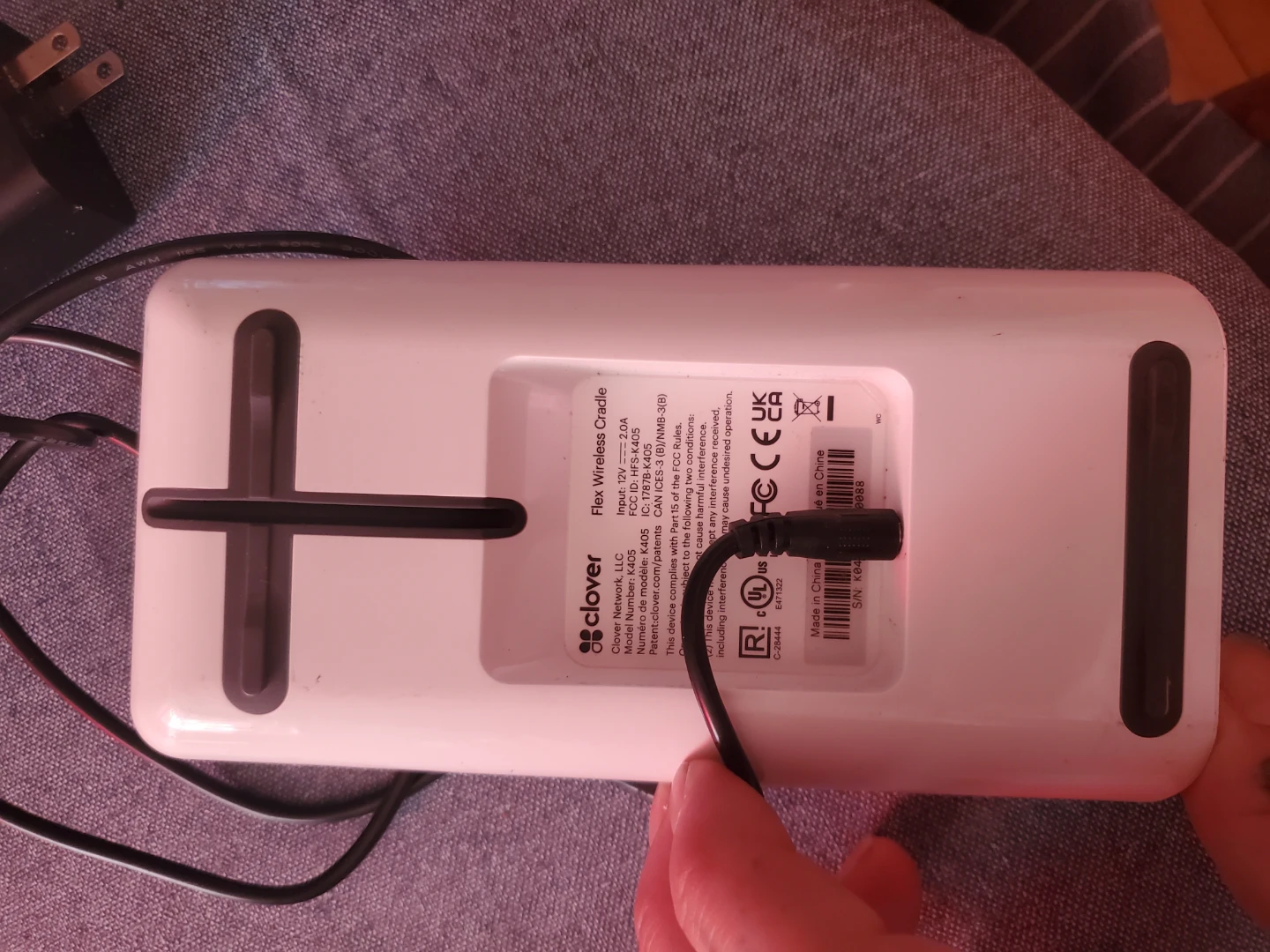 Clover Flex Gen 3 Charging Cradle Kit with Power Adapter - photo 4