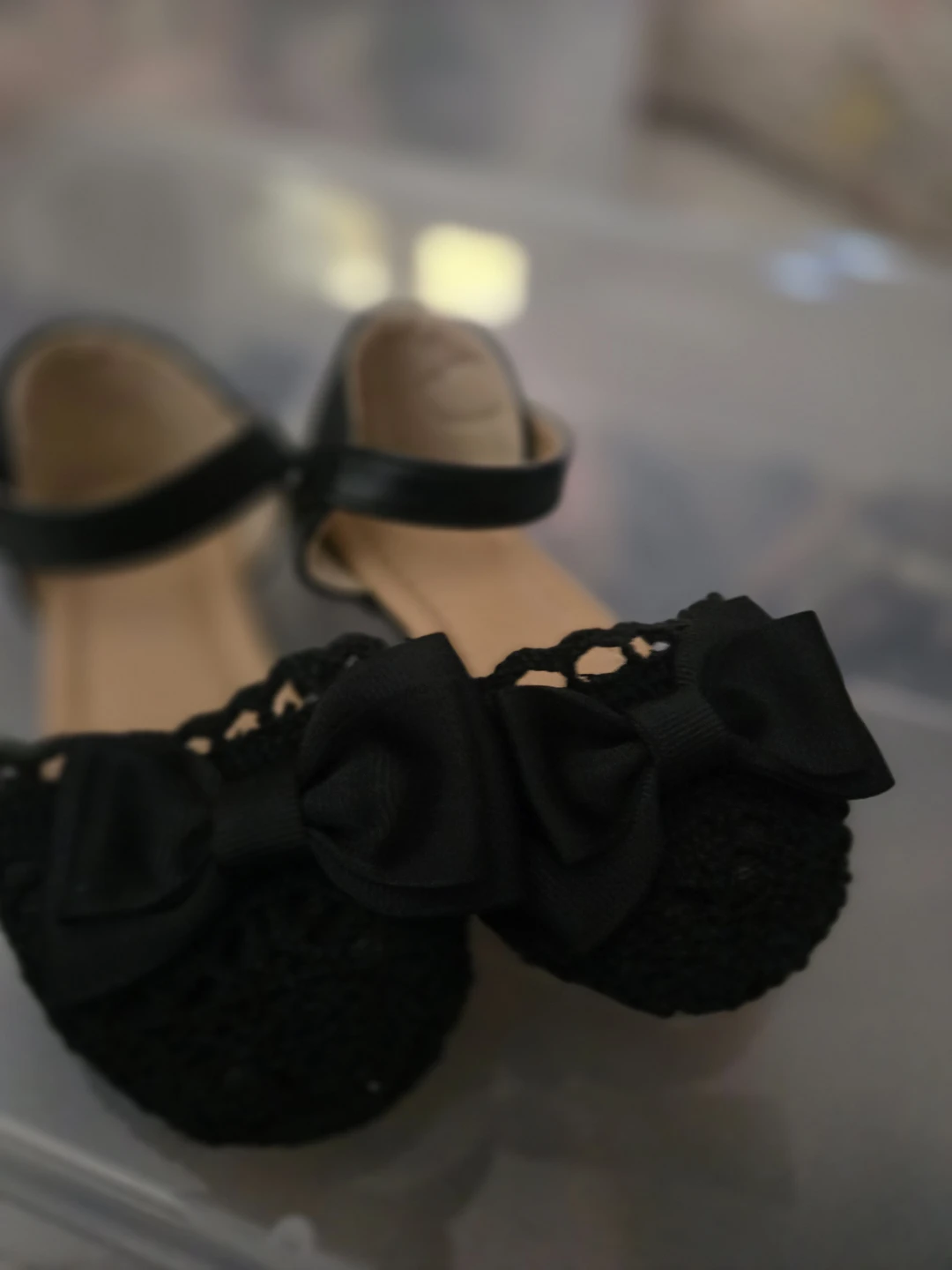 White & Black Toddler Sandals with Bows - photo 5