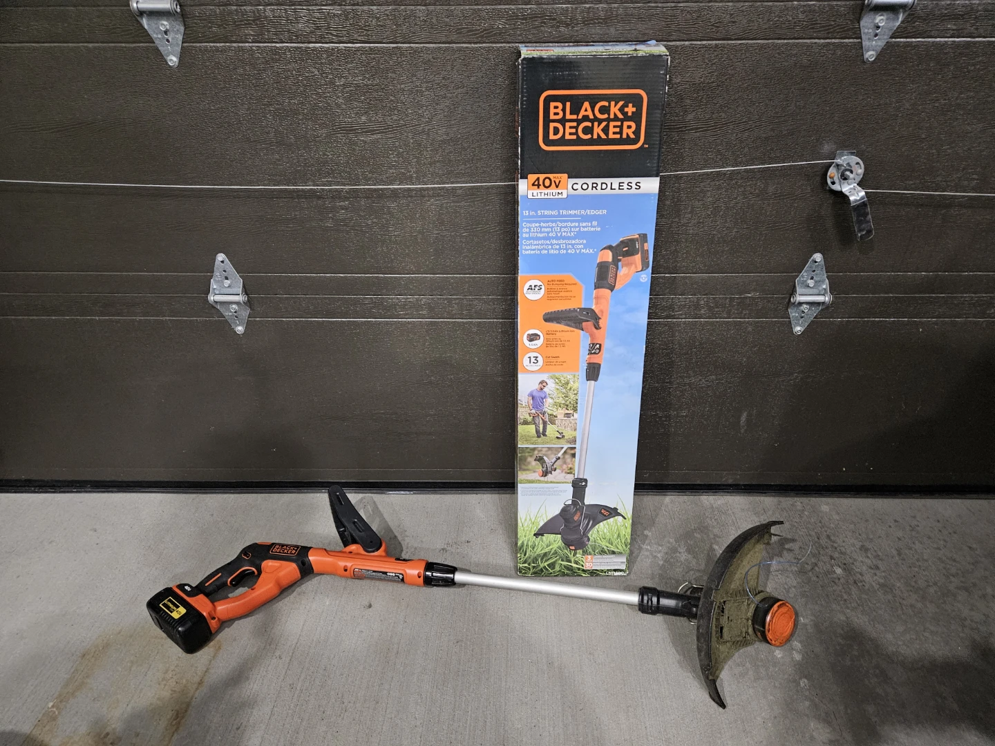 BLACK+DECKER 40V Lithium Cordless 13" String Trimmer/Edger