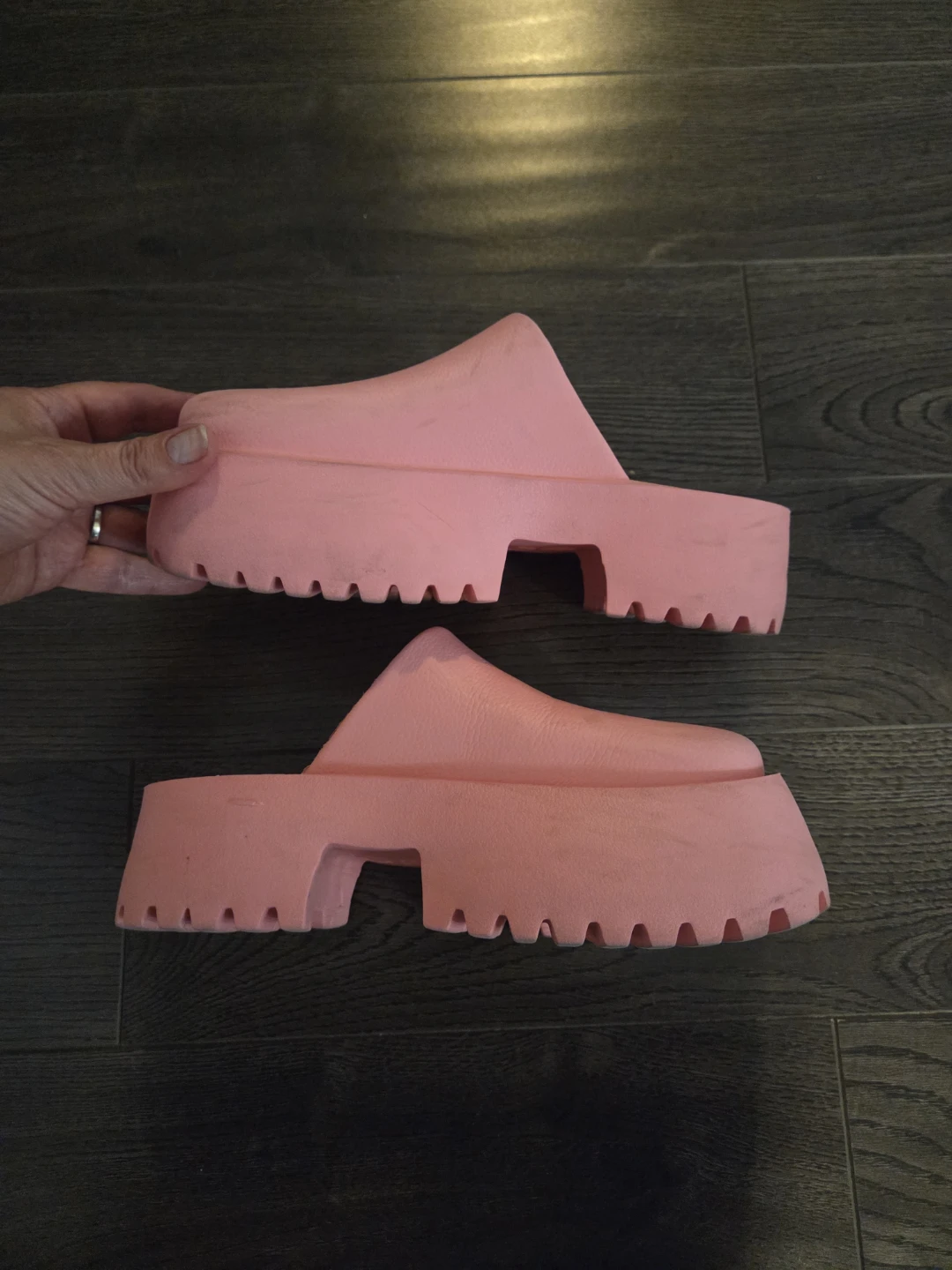 Pink Beach by Melissa Platform Slides - photo 3