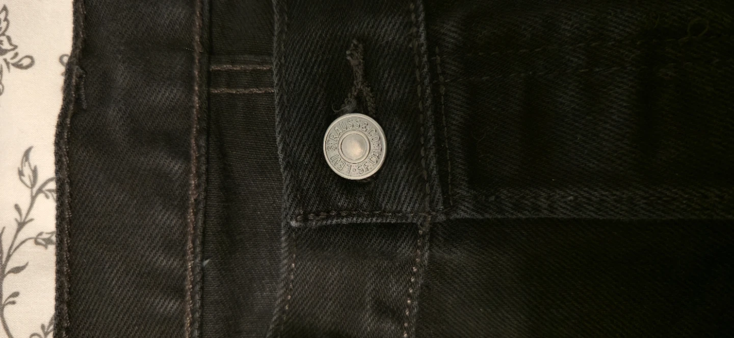 Levi's 501 black jeans W42 L32 - photo 4