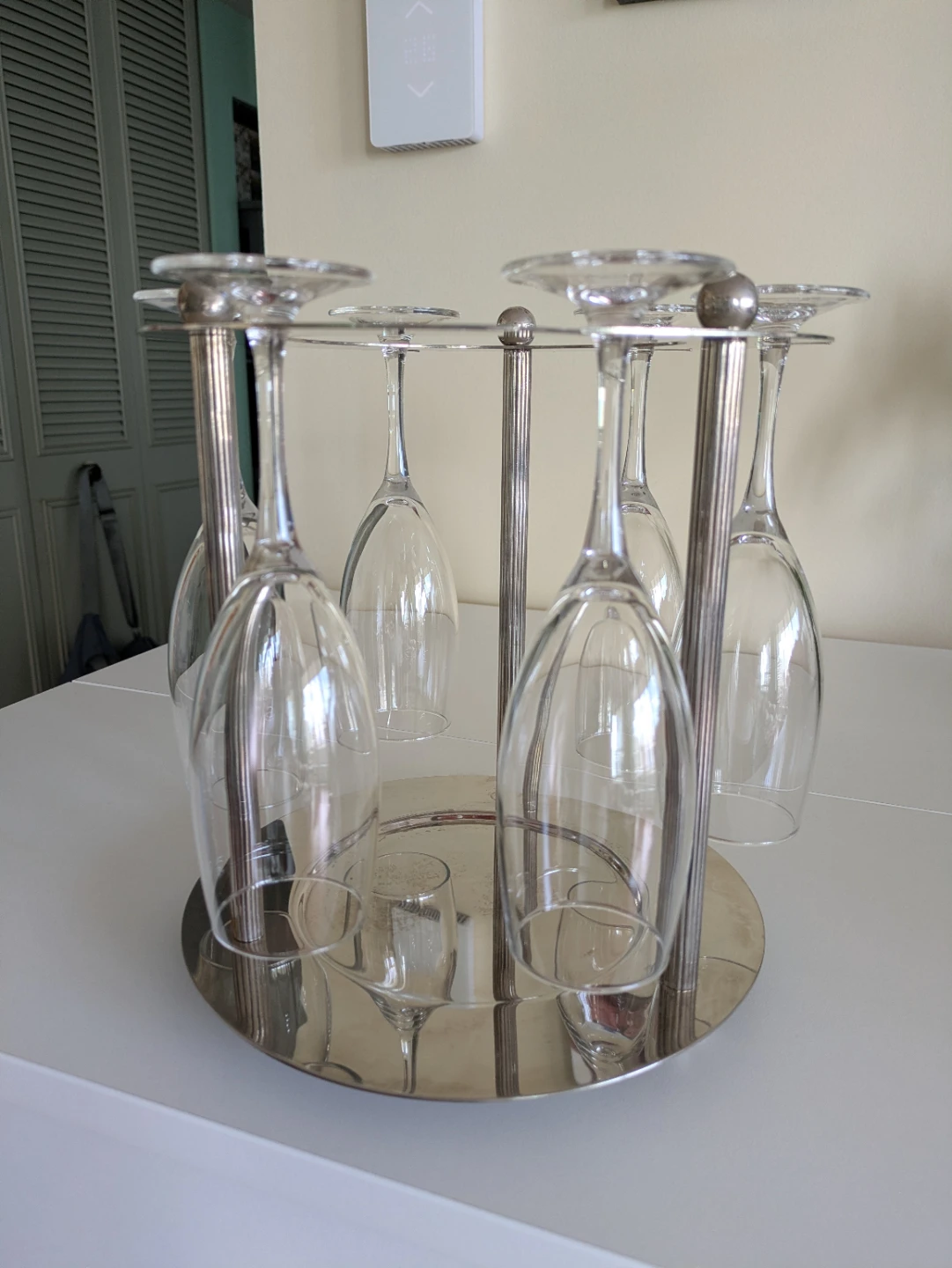 Set mini flute on Silver Stand