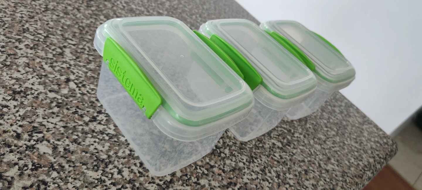 Set of 3 Sistema Food Storage Containers