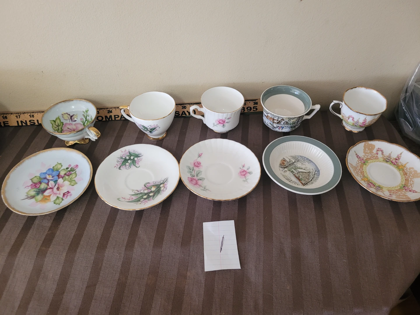 Lot 45 Vintage Teacup and Saucer Set England