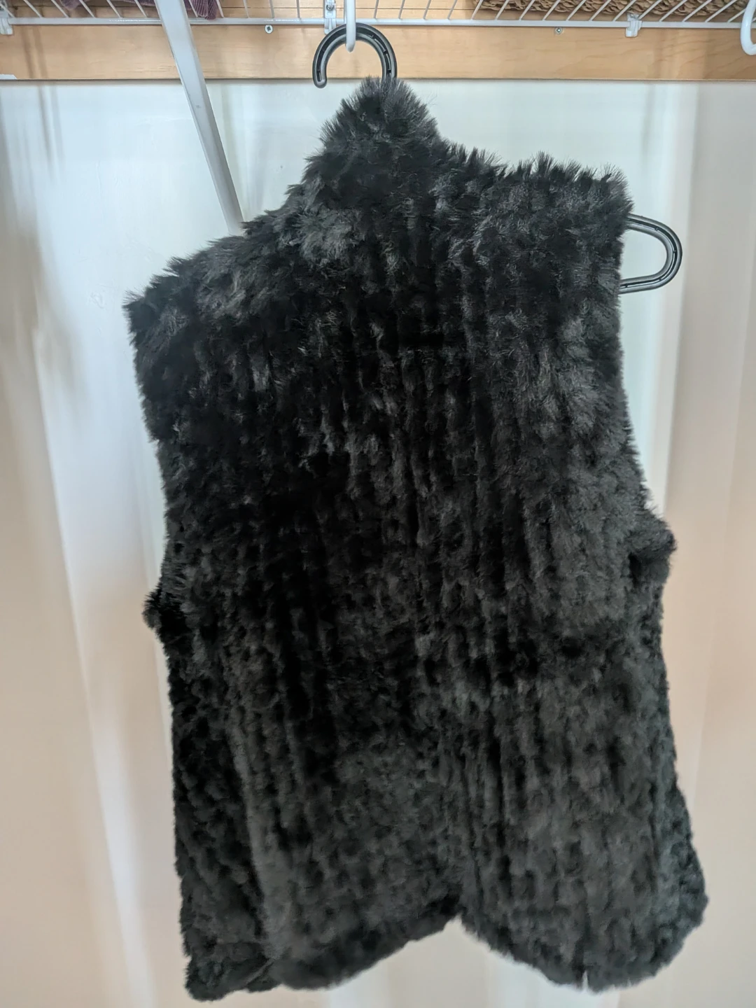 Black Faux fur Vest - photo 2