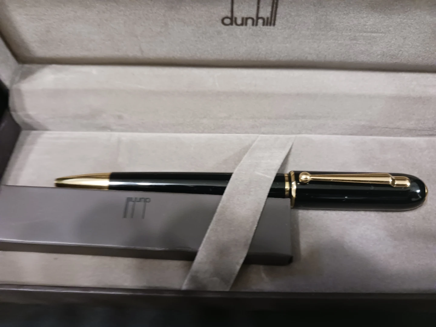 Dunhill Black and Gold Ballpoint Pen - photo 2