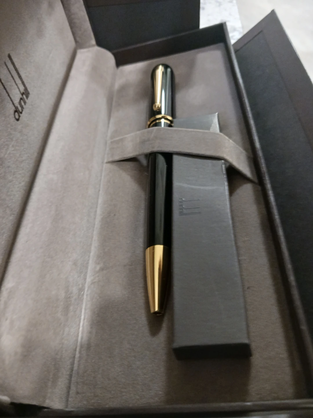 Dunhill Black and Gold Ballpoint Pen - photo 3