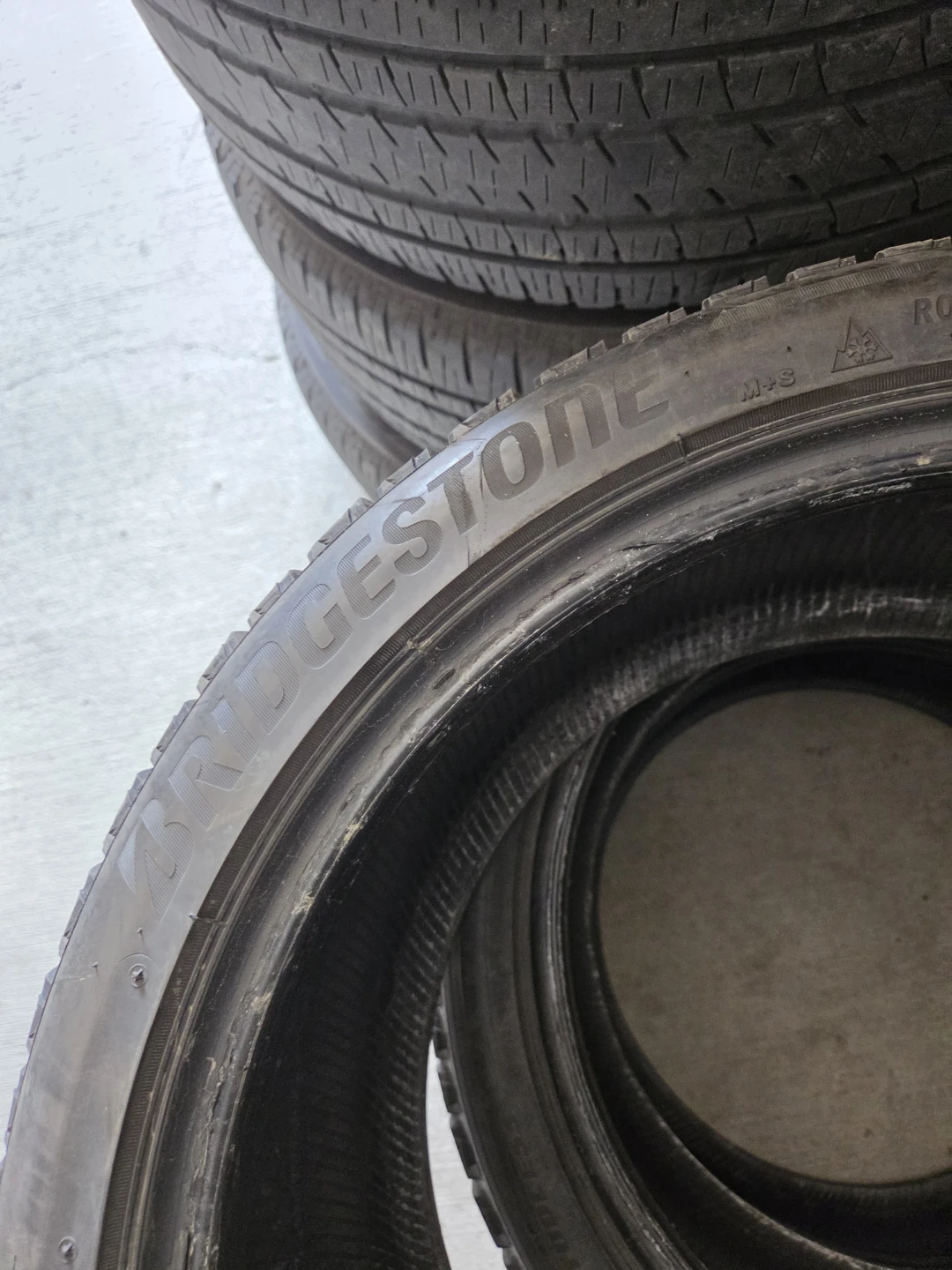3 tire Bridgestone Blizzak WS90 Winter Tires - 245/40R18 - photo 3