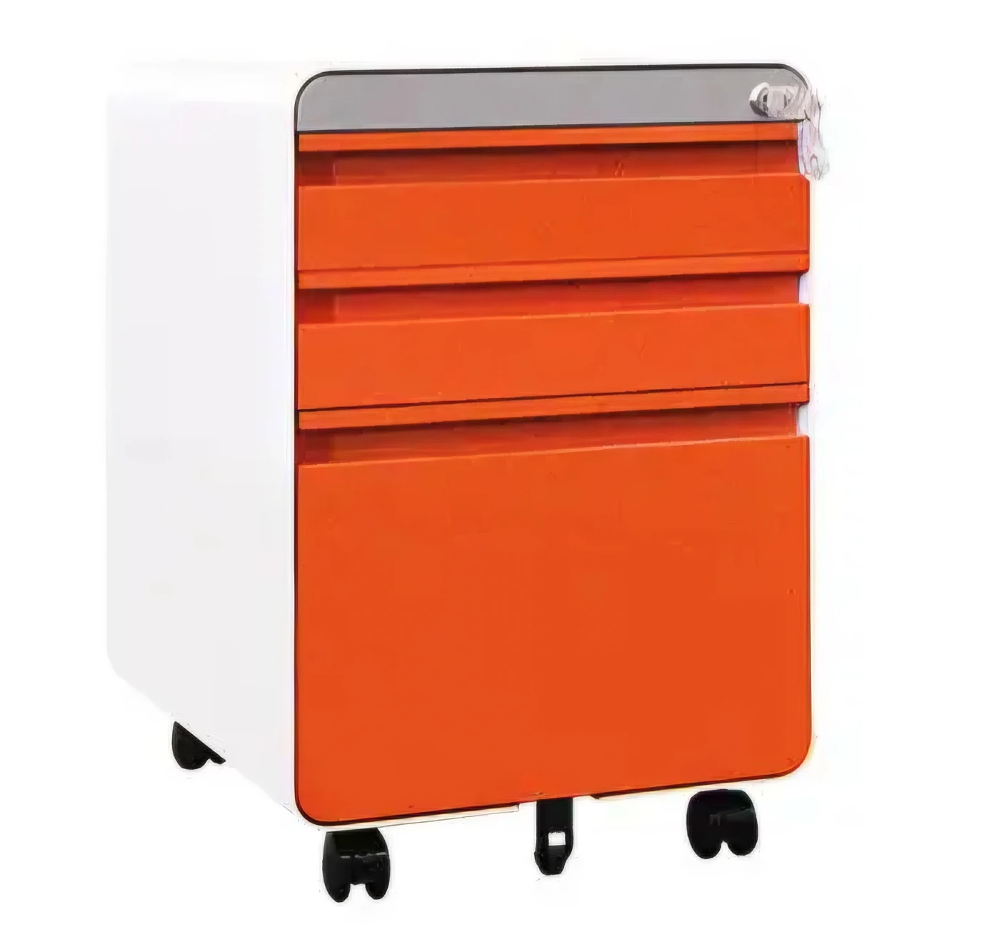 Mobile File Cabinet with 3 Drawers - photo 3