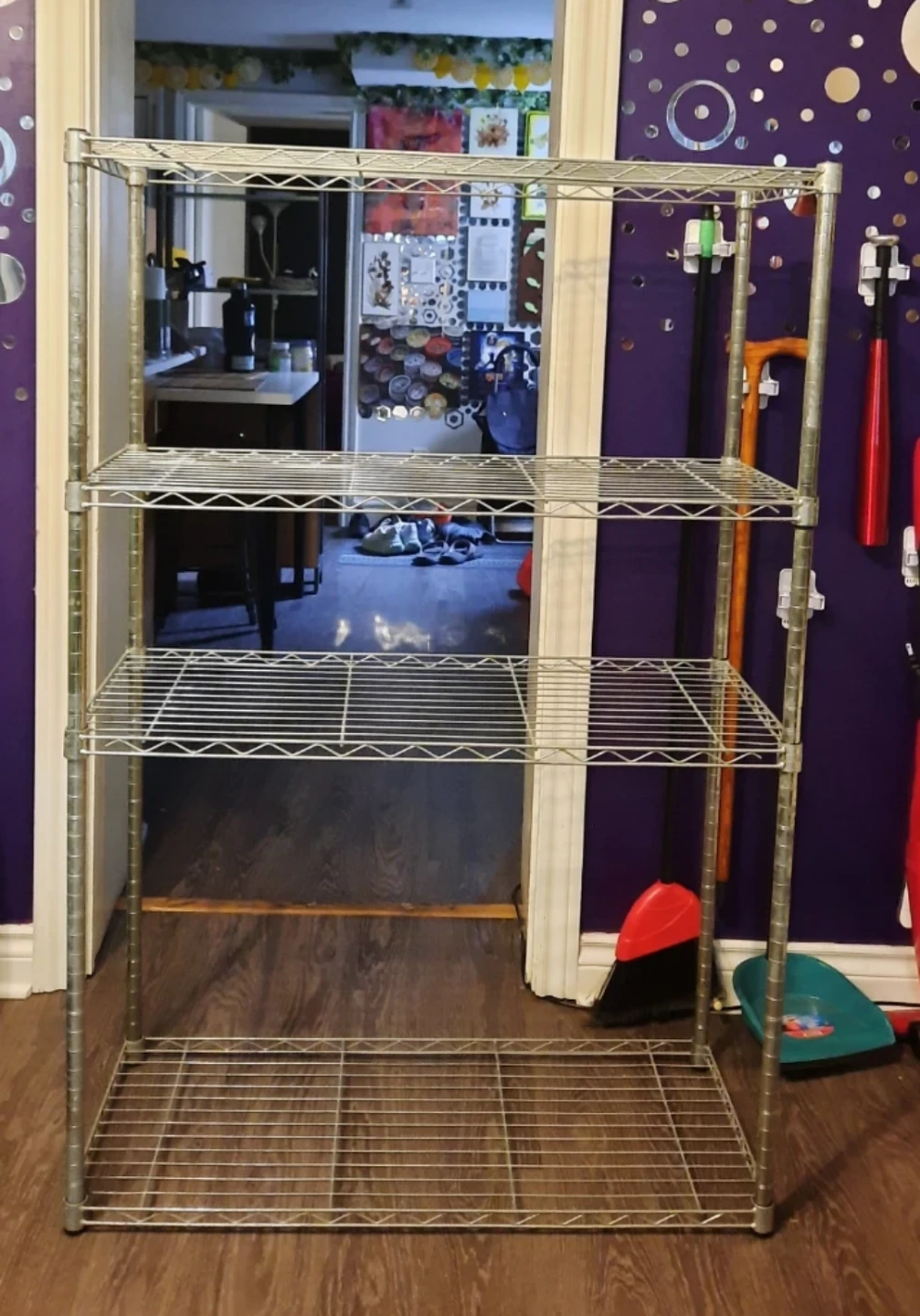 Metal Wire Kitchen Shelving Unit - photo 2