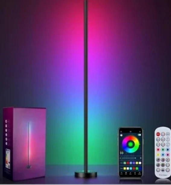 RGB Corner Floor Lamp with Remote