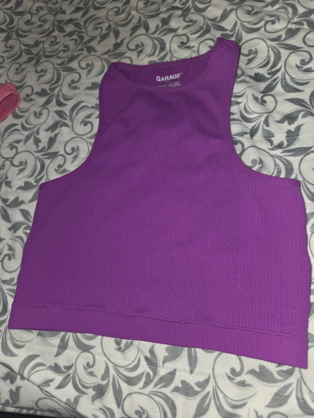 Garage Crop Tank Tops (Pink & Purple) - photo 2