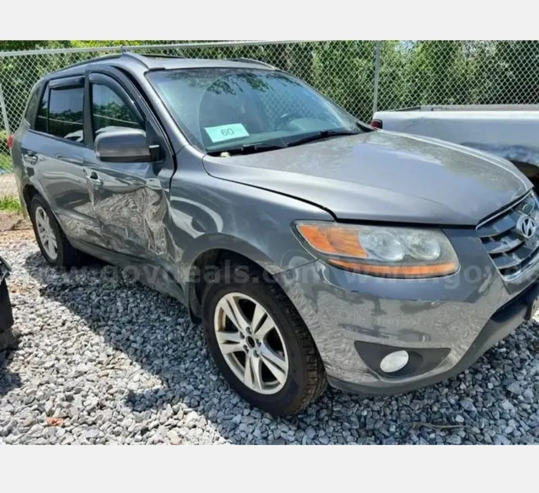 Gray Hyundai Santa Fe SUV