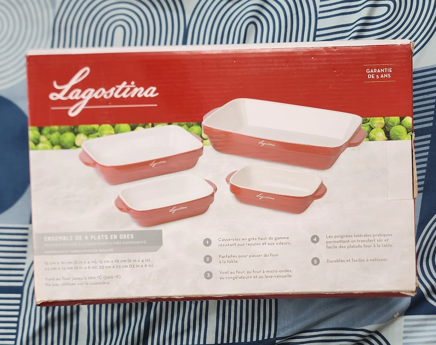 Lagostina 4 Piece Stoneware Baking Set - photo 3
