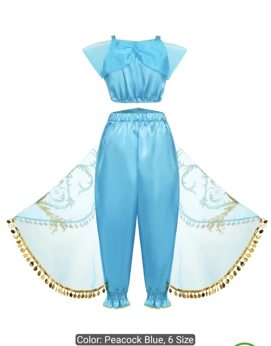 Halloween kids costume, Princess (Jasmine) - photo 2