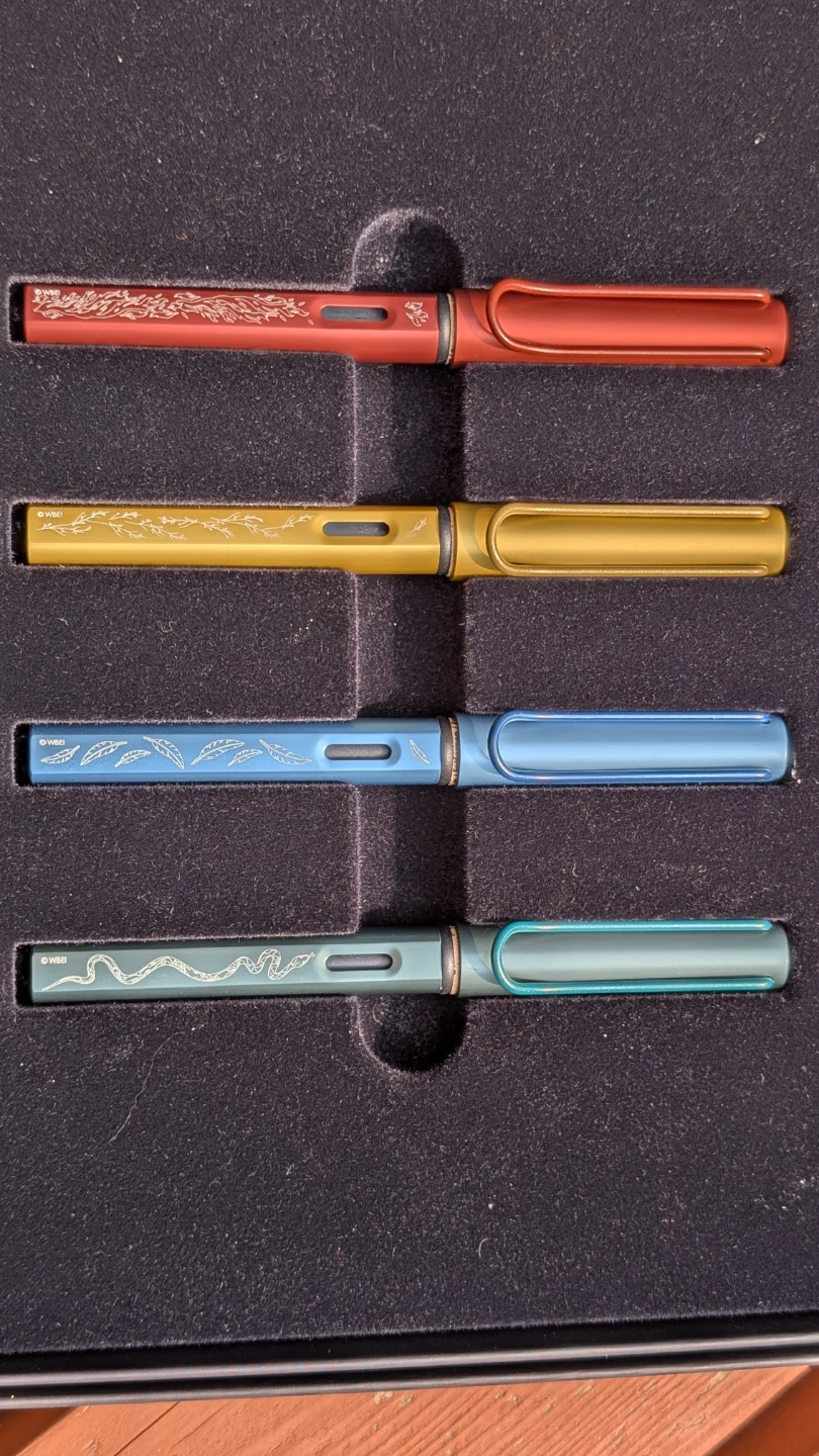 Harry Potter Lamy Al-Star Safari Fountain Pen Set - 4  houses - photo 4