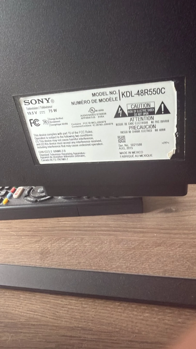 Sony KDL-48R550C 48" Television & Tv stand - photo 3