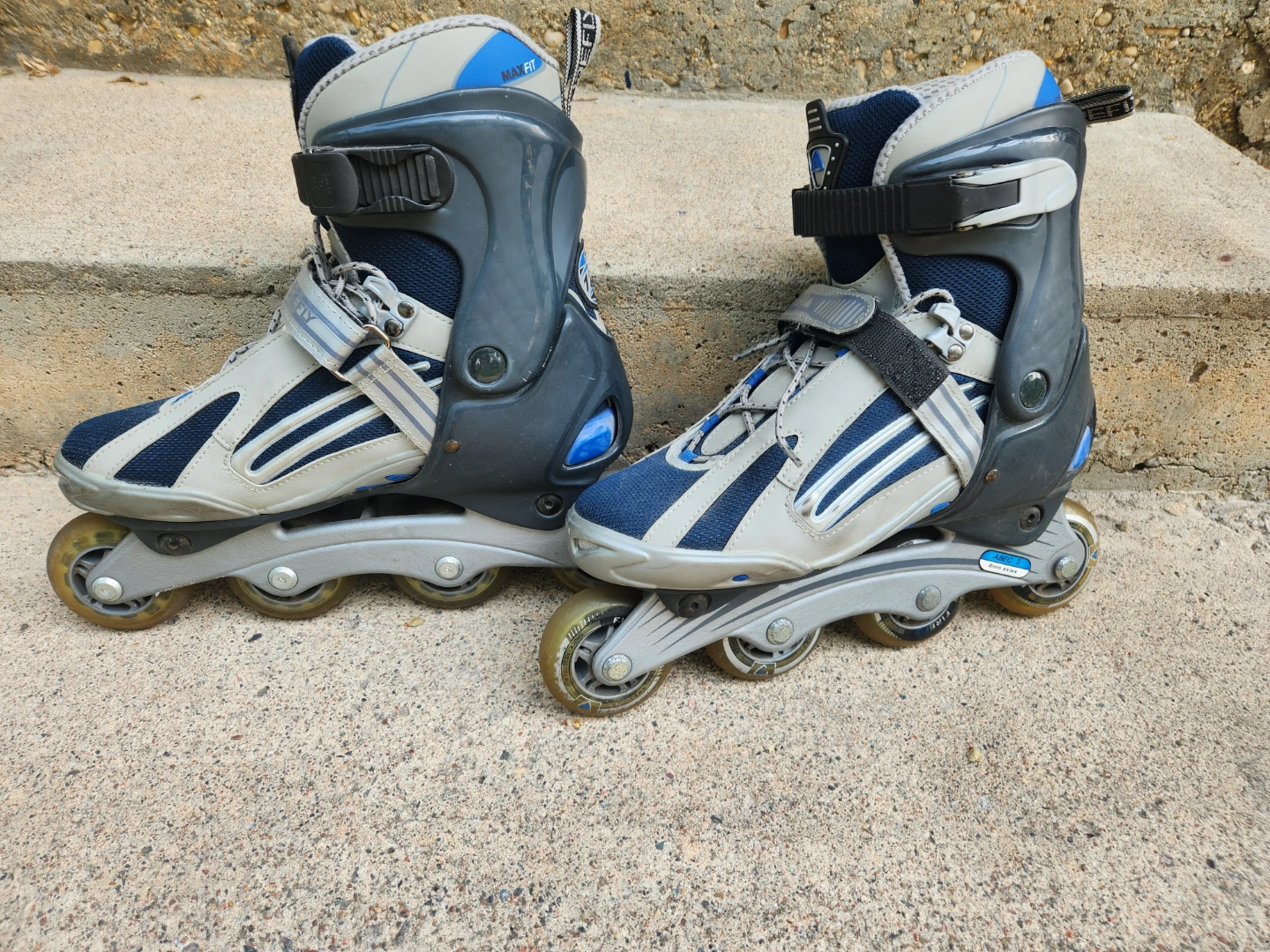 Firefly Blue Gray Inline Skates