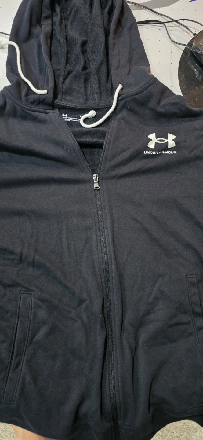 Under Armour Black Full Zip Hoodie XL/TG/EG