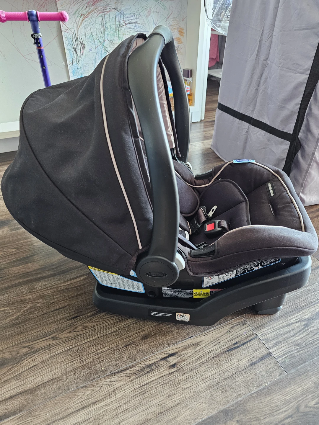 Graco SnugRide SnugLock 35 Infant Car Seat with Base 0-2 years - photo 3