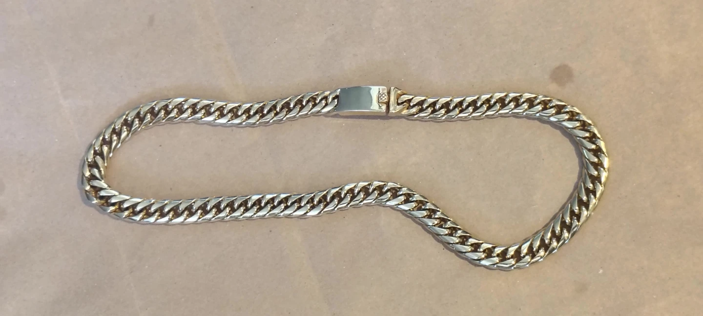 GOSTEEL Stainless Steel Curb Chain Bracelet
