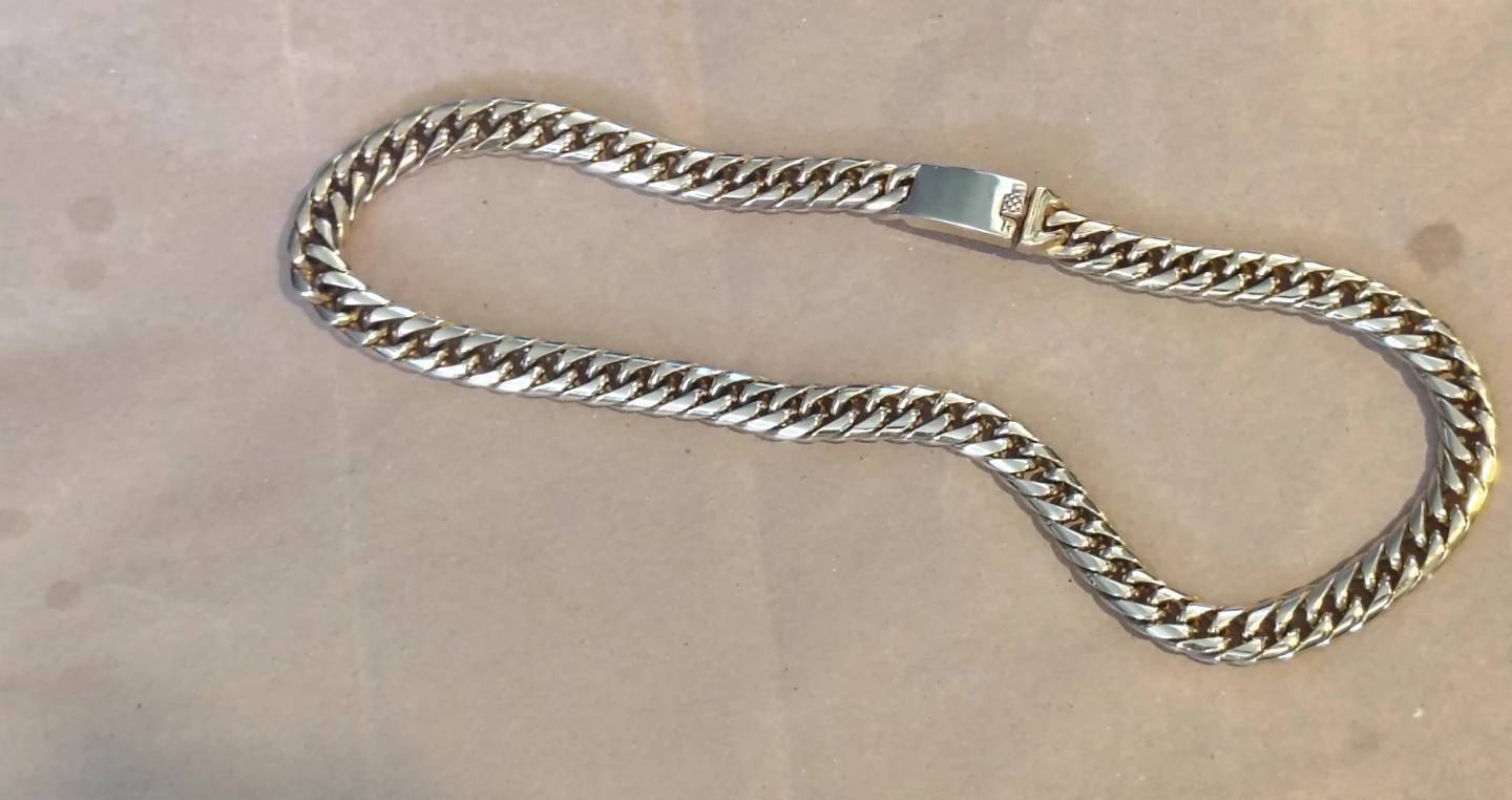 GOSTEEL Stainless Steel Curb Chain Bracelet - photo 2