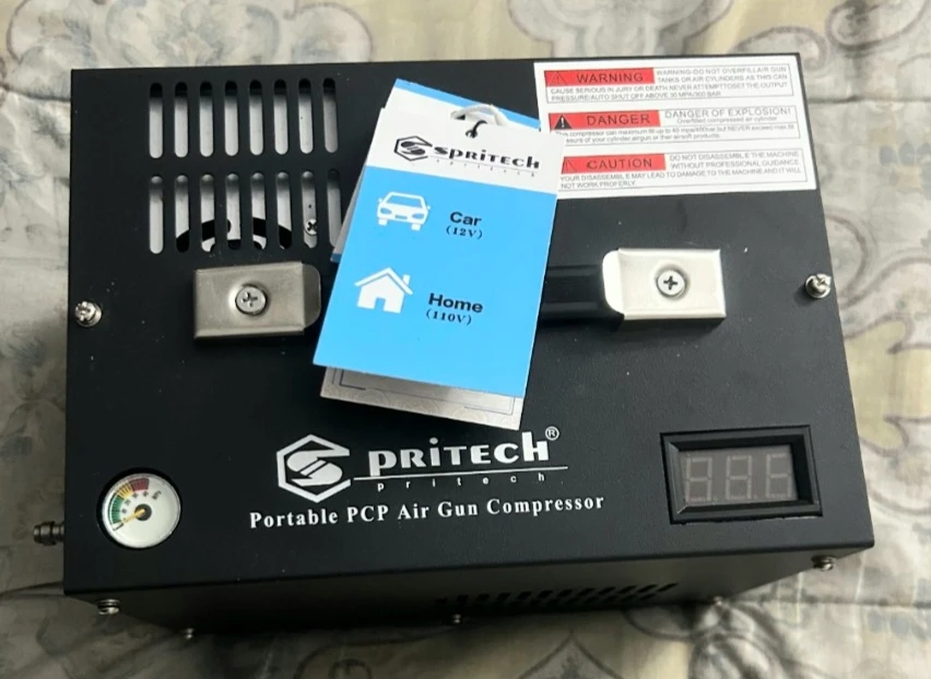 SPRITECH Portable PCP Air Gun Compressor 12V/110V