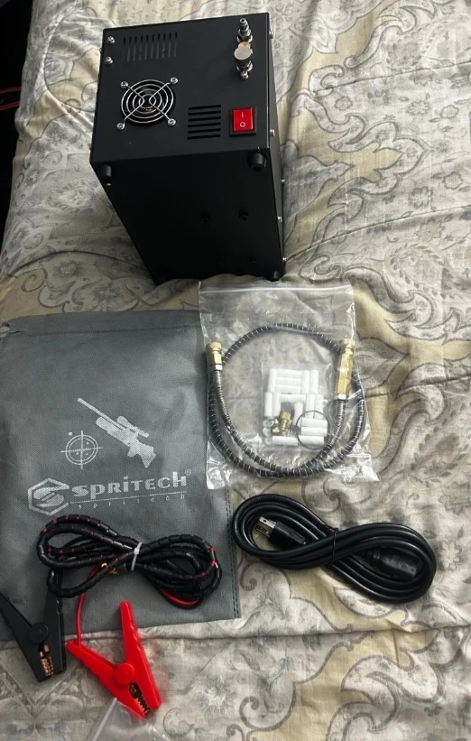 SPRITECH Portable PCP Air Gun Compressor 12V/110V - photo 2