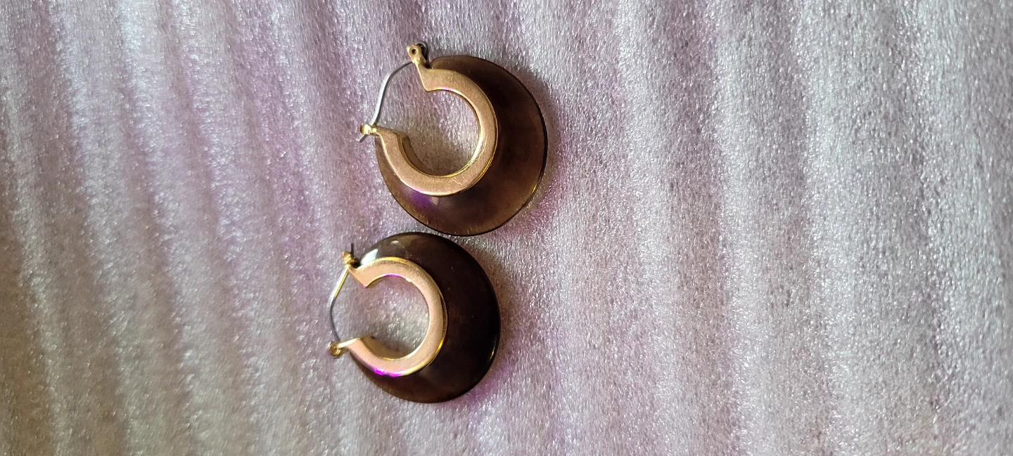 Crescent Hoop Earrings