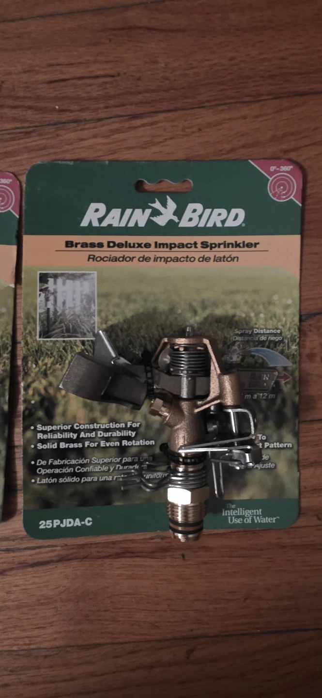 Rain Bird Brass Deluxe Impact Sprinkler (2 Pack) - photo 2