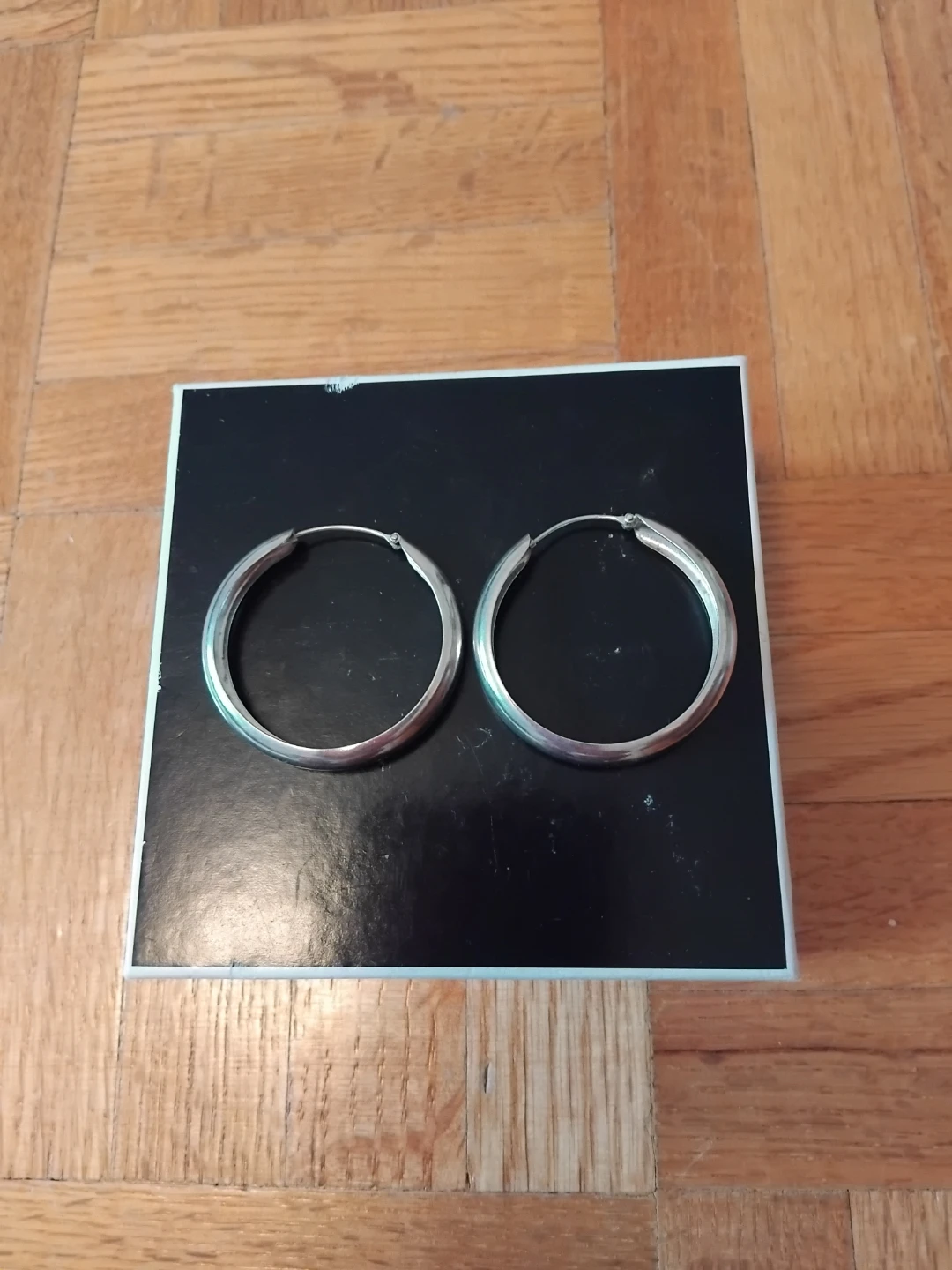 Sterling silver Hoop Earrings - photo 3