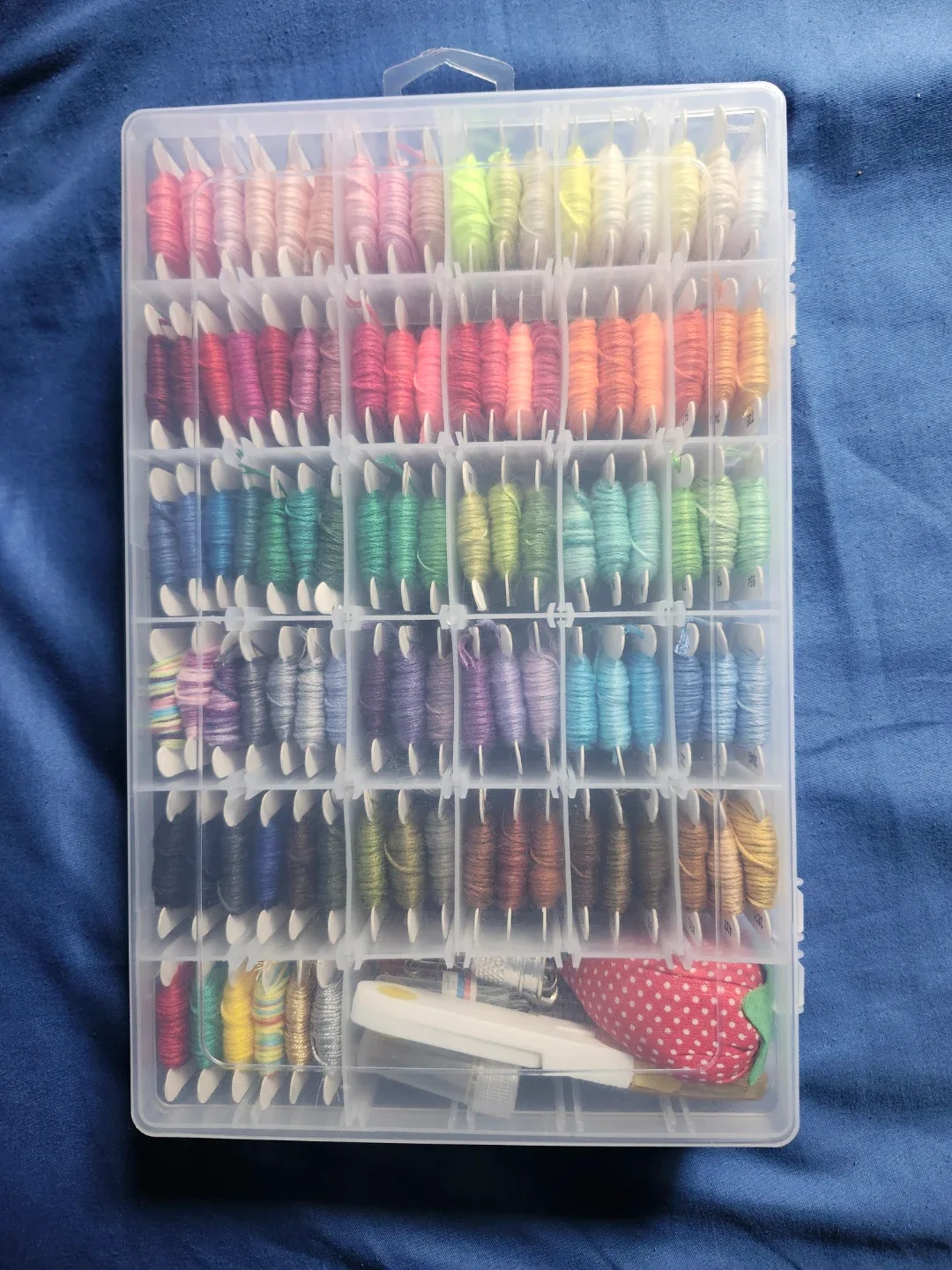 Embroidery Floss Kit with Organizer Box