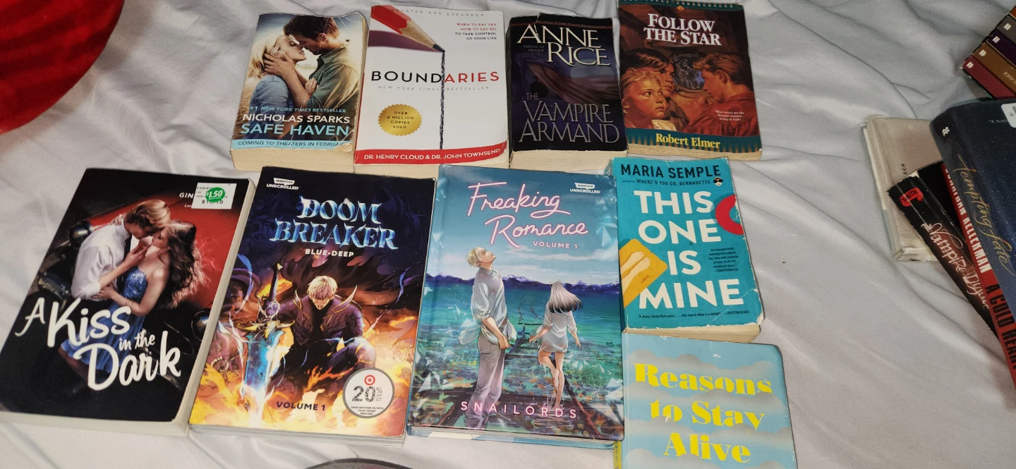 Collection of Romance and Fantasy Books