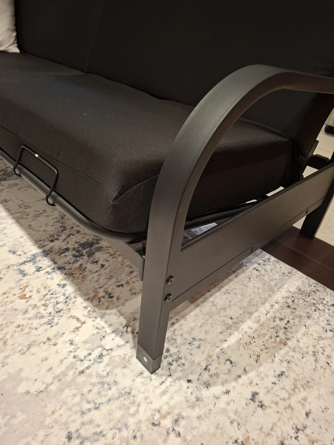 Black Futon Sofa - photo 3