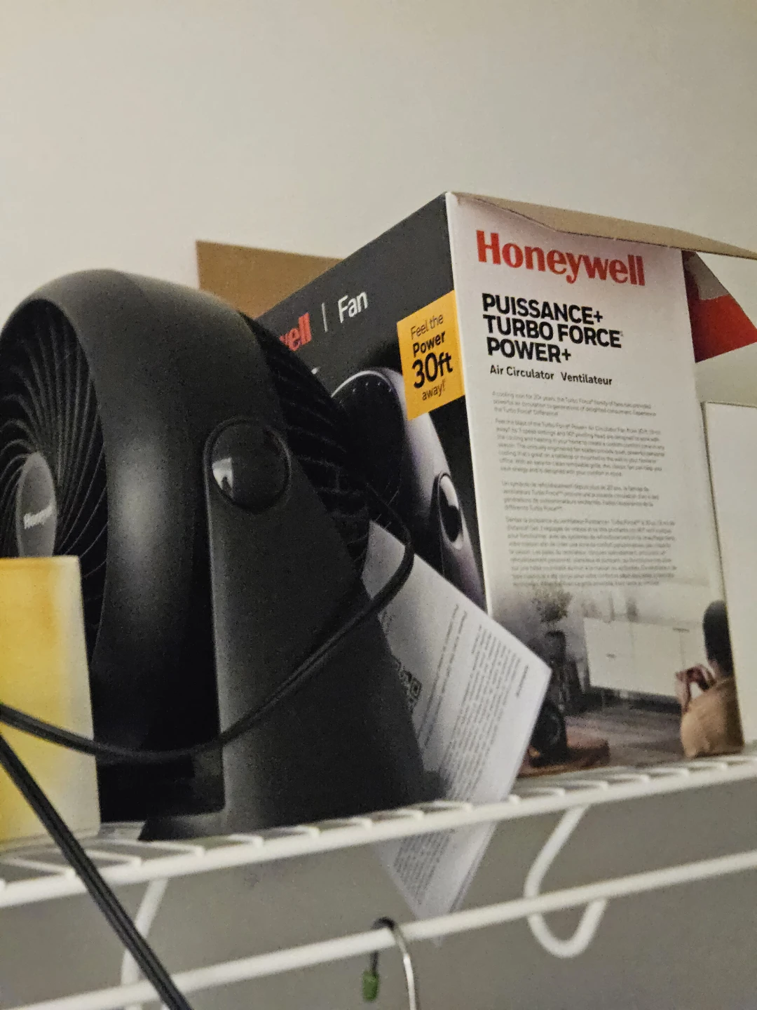 Standing Fan / Honeywell Turbo Force Air Circulator - photo 2