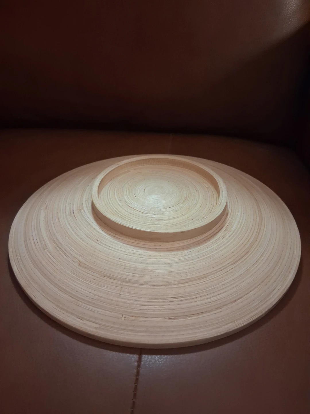 IKEA HULTET Spun Bamboo Decorative Dish / Fruit Bowl (30 cm) - photo 2