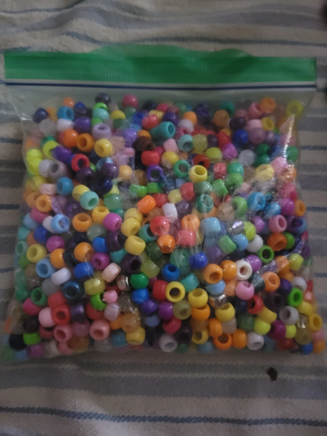 Bag of pony beads