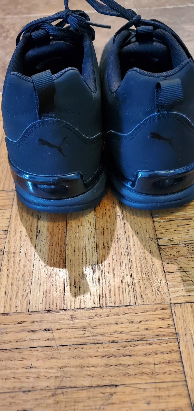 Men's Black Puma Shoes Size 9.5 - photo 3