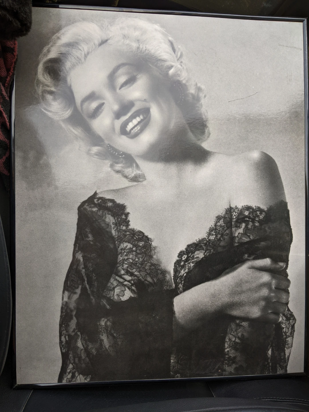 Marilyn Monroe Black and White Portrait