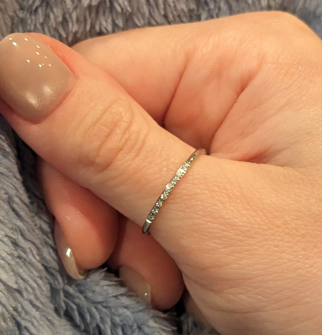 Size 6 Dainty CZ Ring