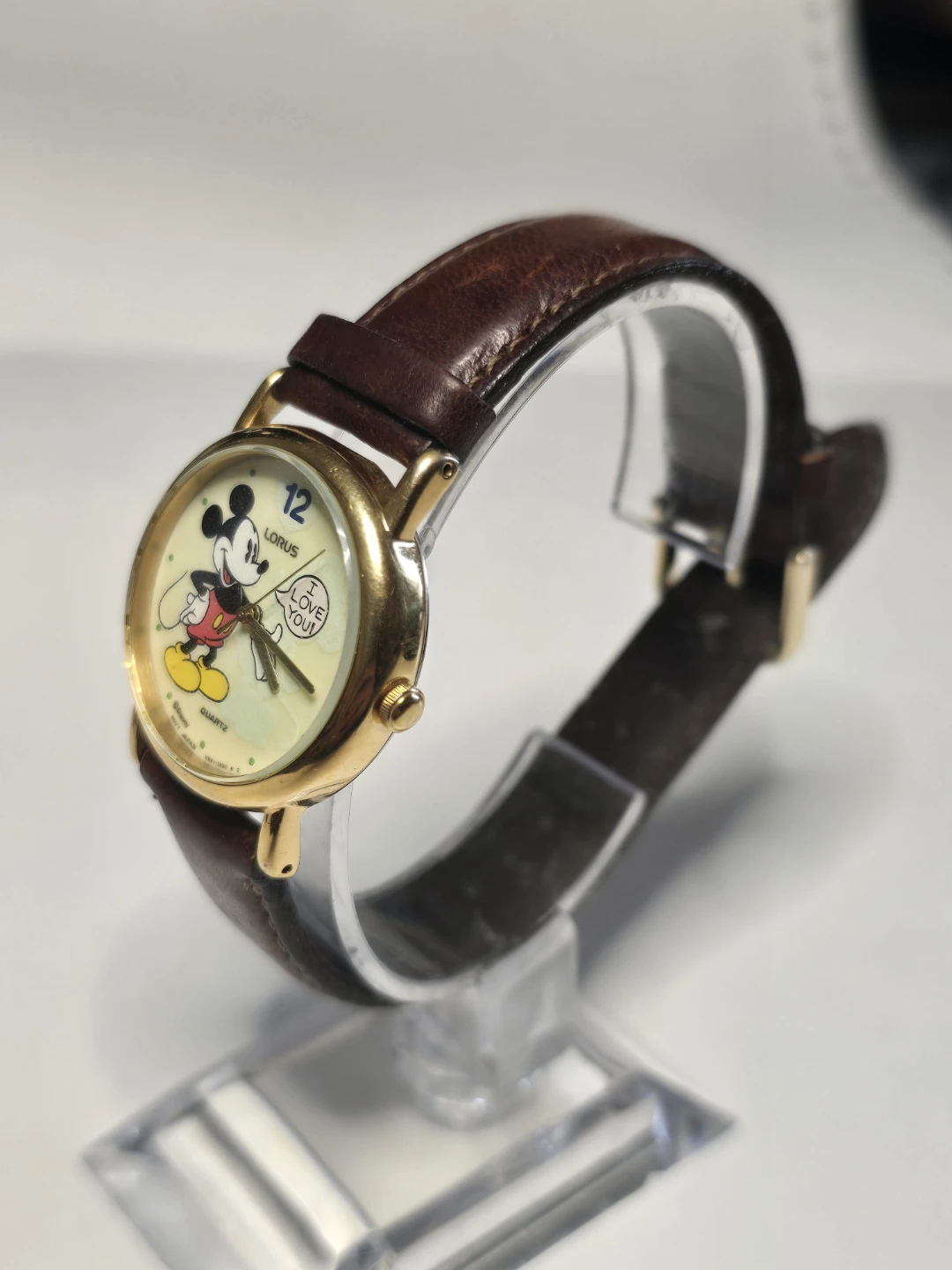 Disney Lorus Mickey Mouse Quartz Glow in the dark watch 29mm - photo 5
