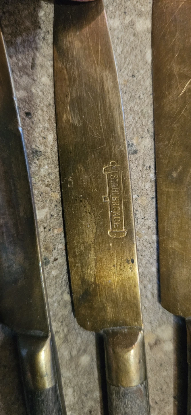 Set of 4 Vintage C. H. Steel & Son Knives - photo 2