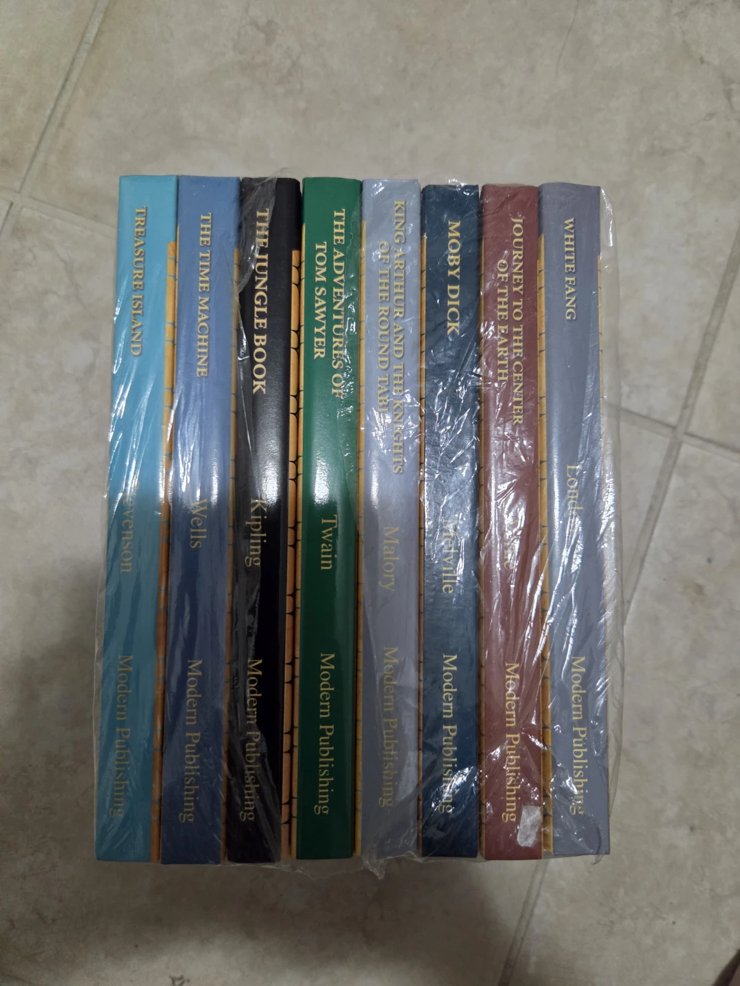 Old vintage classic literature books