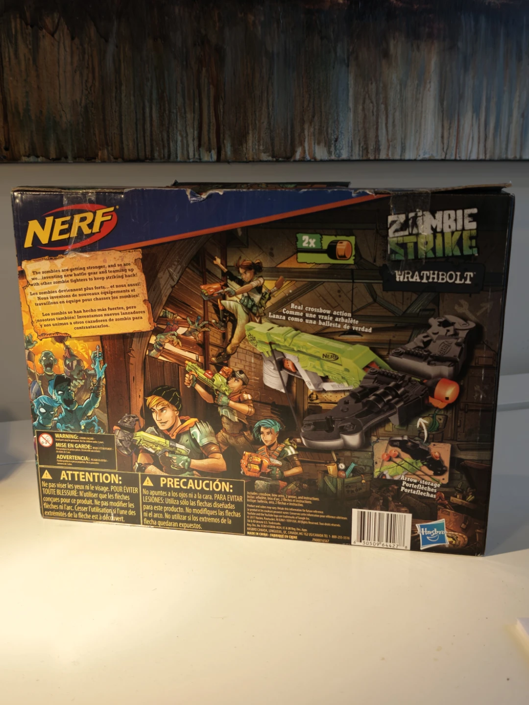 Nerf Zombie Strike Wrathbolt Toy Blaster - photo 2