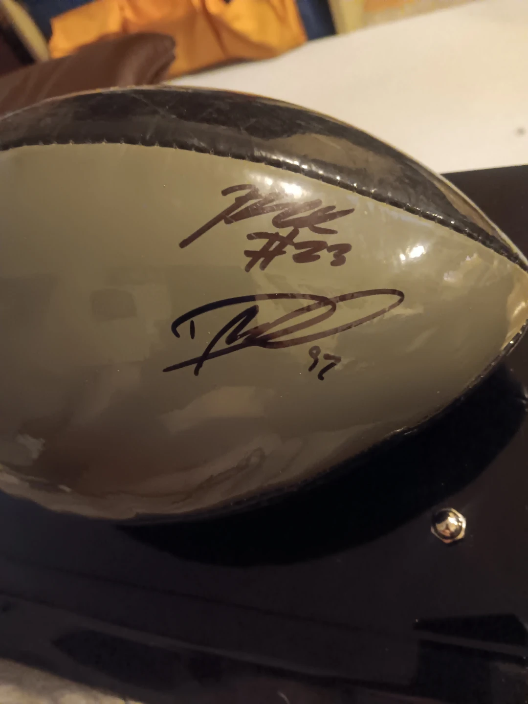 Wilson Tiger-Cats Autographed Football - photo 2