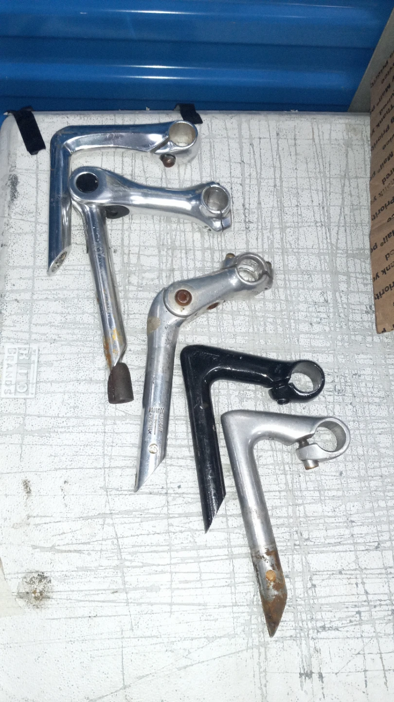 Lot of 4 Vintage Bicycle Stems
