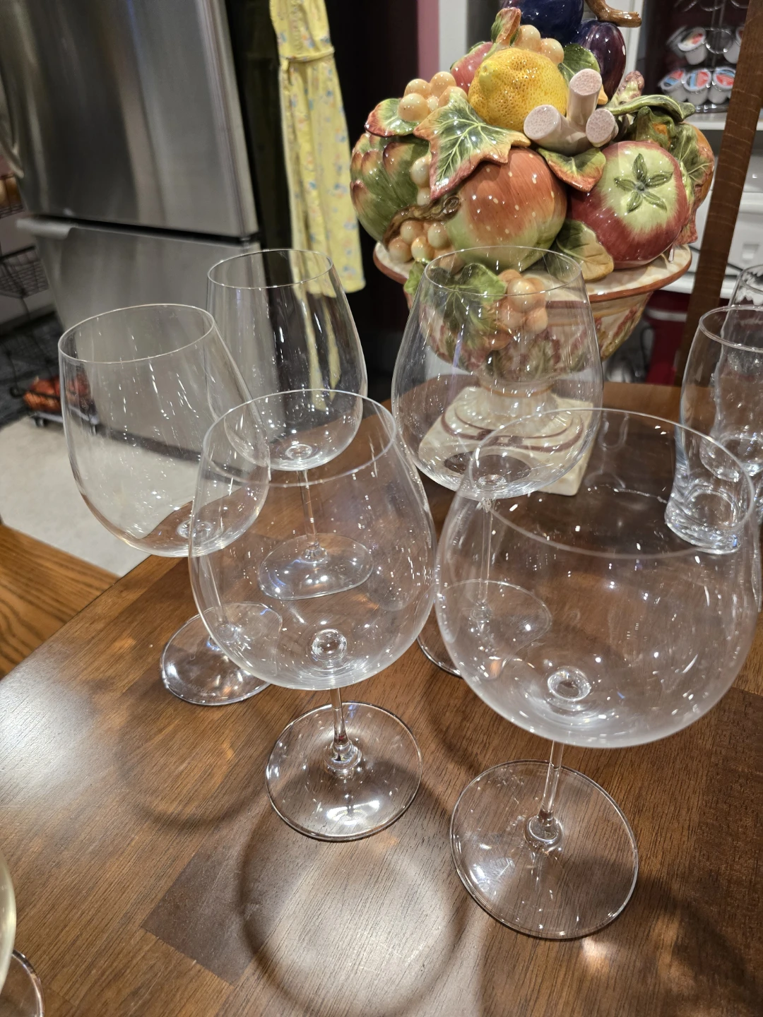 Assorted Set of Wine and Cocktail Glasses